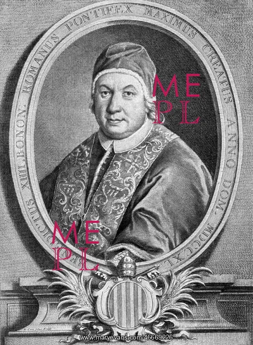 : Benedict XIV (Prospero Lambertini), 31.3.1675 : Benedict XIV (Prospero Lambertini), 31.3.1675
