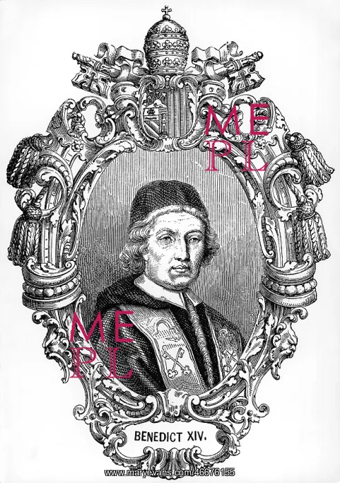 : Benedict XIV (Prospero Lambertini), 31.3.1675 : Benedict XIV (Prospero Lambertini), 31.3.1675