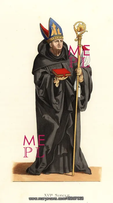 : Benedictine abbot, Germany, 16th century : Benedictine abbot, Germany, 16th century