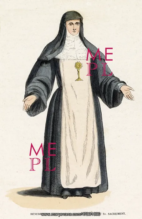 : BENEDICTINE NUN : BENEDICTINE NUN