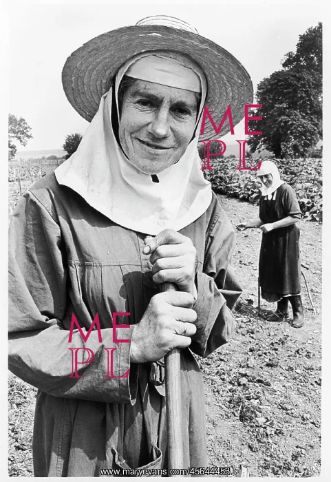: Benedictine nuns farming, Minster Abbey : Benedictine nuns farming, Minster Abbey