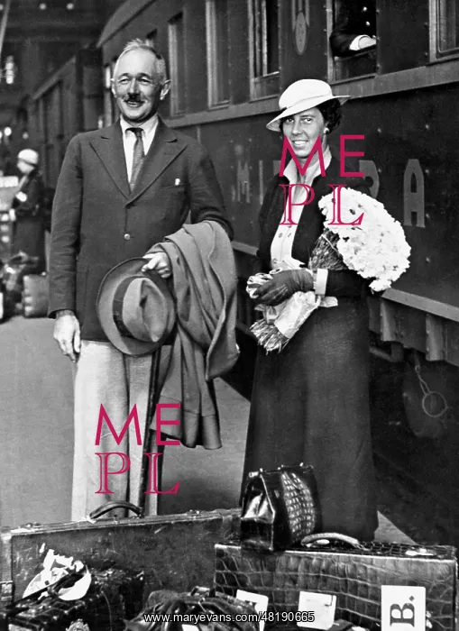 : Bengt Berg with his wife, 1934 : Bengt Berg with his wife, 1934