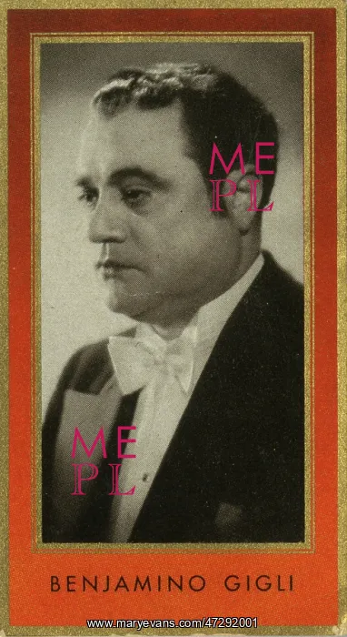  : BENIAMINO GIGLI