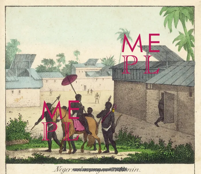 : Benin Village Scene : Benin Village Scene