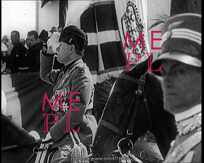 : Benito Mussolini in Ceremonial Uniform On Horseback : Benito Mussolini in Ceremonial Uniform On Horseback
