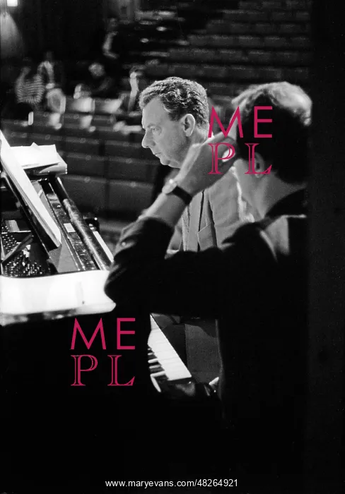 : Benjamin Britten working on his score : Benjamin Britten working on his score