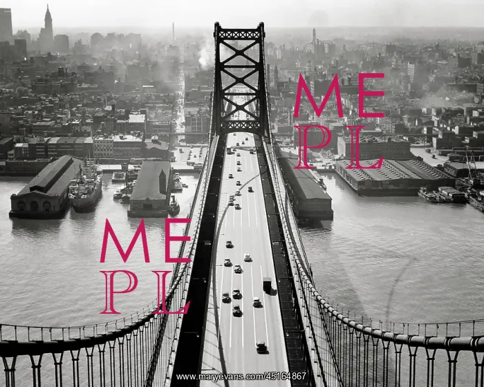 : Benjamin Franklin Bridge 1926 by Ralph Modjeski : Benjamin Franklin Bridge 1926 by Ralph Modjeski