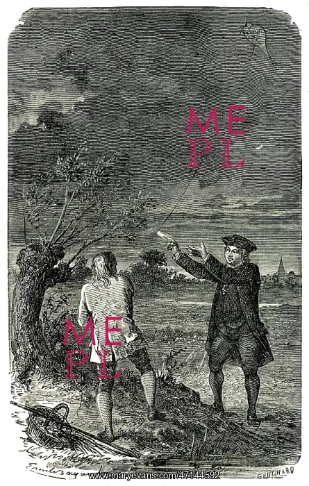  : Benjamin Franklin and his kite