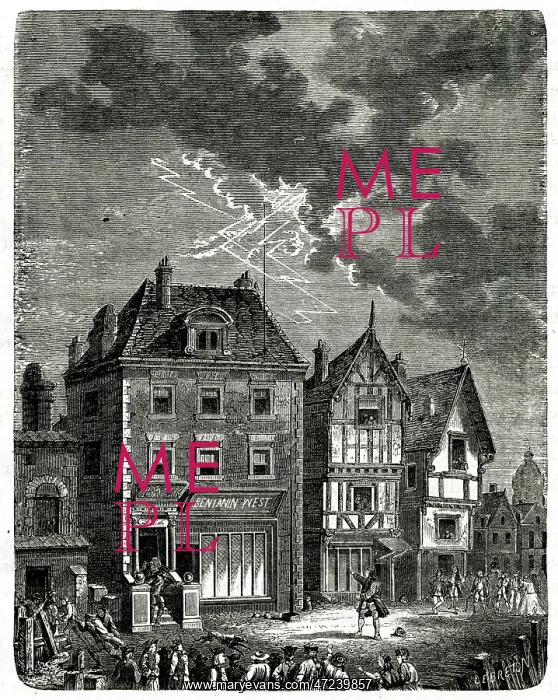 : Benjamin Franklin - lightning : Benjamin Franklin - lightning