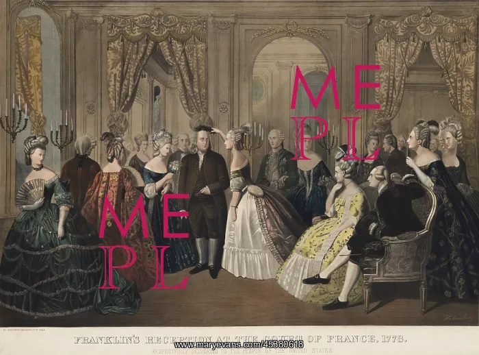 : Benjamin Franklins reception at the court : Benjamin Franklins reception at the court