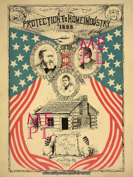 : Benjamin Harrison, Levi P. Morton, election, 1888 : Benjamin Harrison, Levi P. Morton, election, 1888