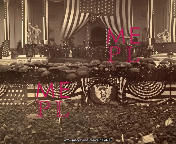 : Benjamin Harrison - President - inauguration : Benjamin Harrison - President - inauguration