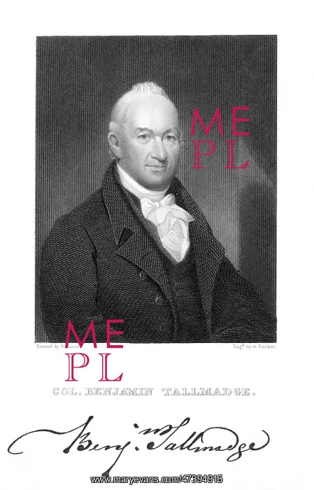 : BENJAMIN TALLMADGE : BENJAMIN TALLMADGE