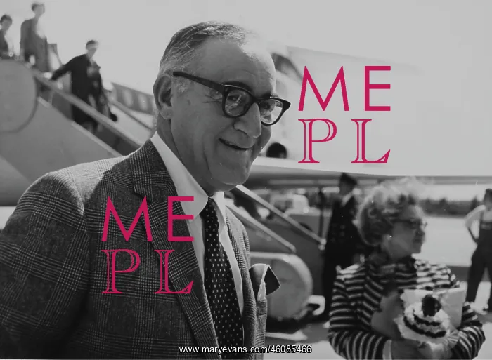 : Benny Goodman on his arrival in Vienna. 23th June : Benny Goodman on his arrival in Vienna. 23th June