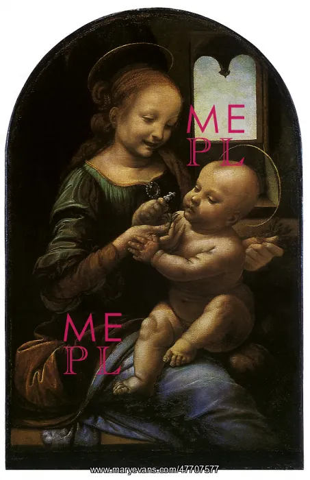  : Benois Madonna, by Leonardo da Vinci