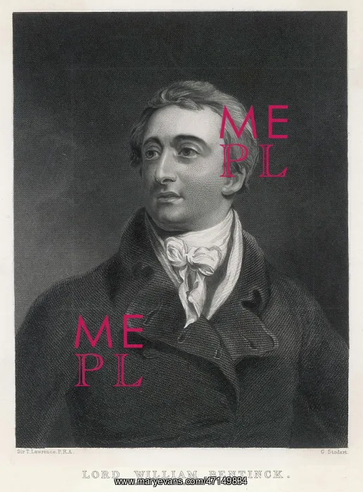 : BENTINCK. LORD WILLIAM CAVENDISH BENTINCK (1774 - 1839), Soldier and statesman in India : BENTINCK. LORD WILLIAM CAVENDISH BENTINCK (1774 - 1839), Soldier and statesman in India