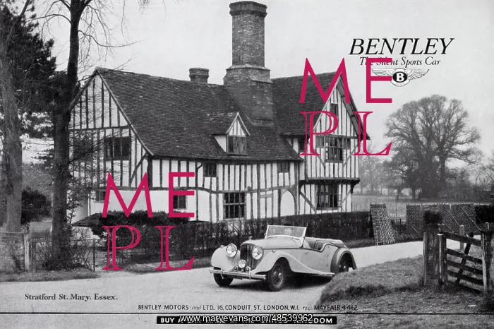  : Bentley advert 1939