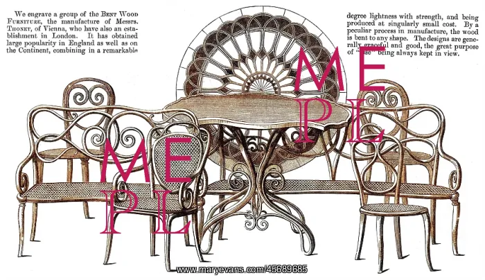 : BENWTOOD CHAIRS 1862 : BENWTOOD CHAIRS 1862