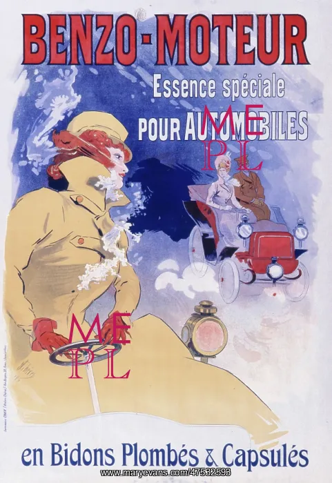: Benzo-Moteur advertising poster : Benzo-Moteur advertising poster