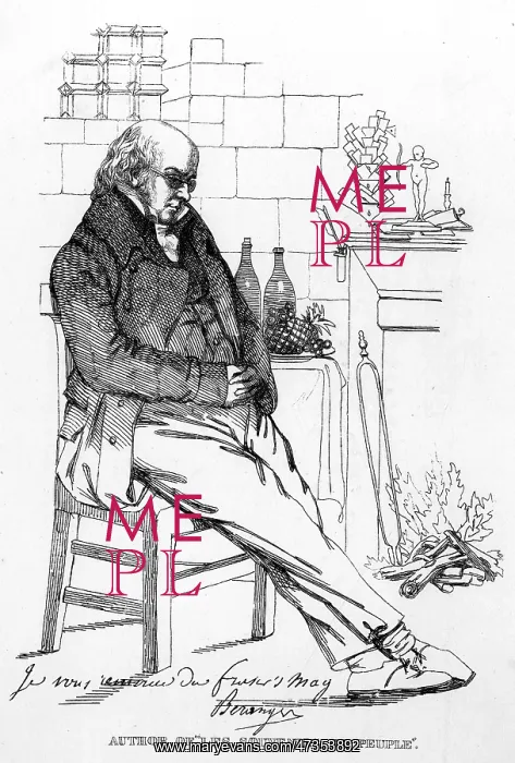  : BERANGER. PIERRE JEAN DE BERANGER (1780 - 1857), Popular French poet