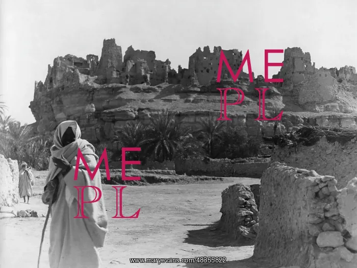 : Berber castle in Egypt, 1936 : Berber castle in Egypt, 1936