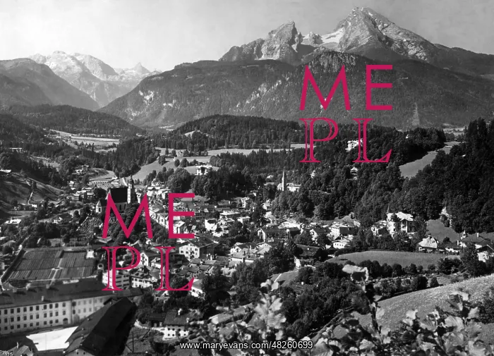 : Berchtesgaden and Watzmann, 1928 : Berchtesgaden and Watzmann, 1928