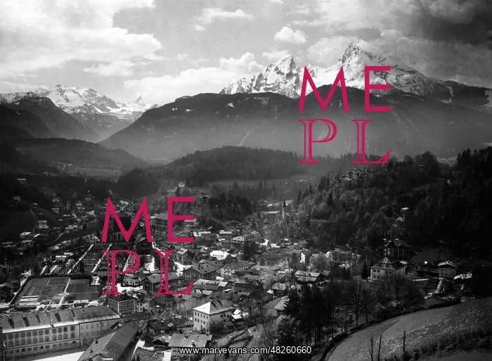 : Berchtesgaden and Watzmann, 1937 : Berchtesgaden and Watzmann, 1937