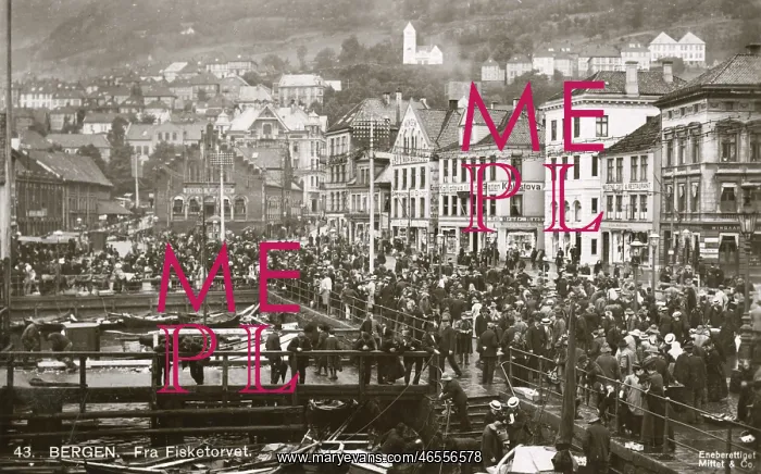 : Bergen, Norway - The Fishmarket : Bergen, Norway - The Fishmarket