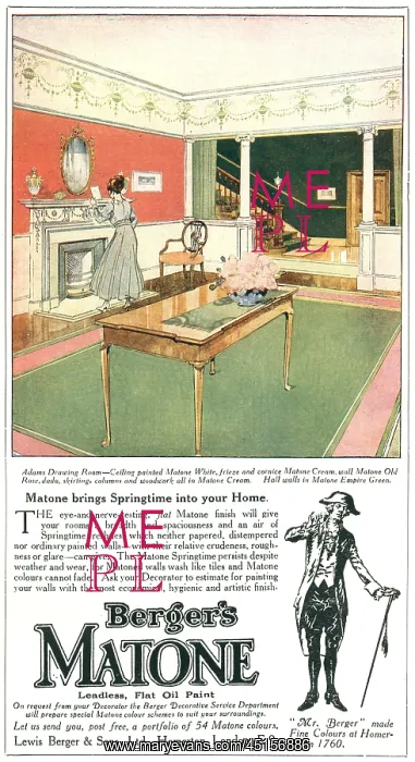 : Berger's Matone Advertisement : Berger's Matone Advertisement
