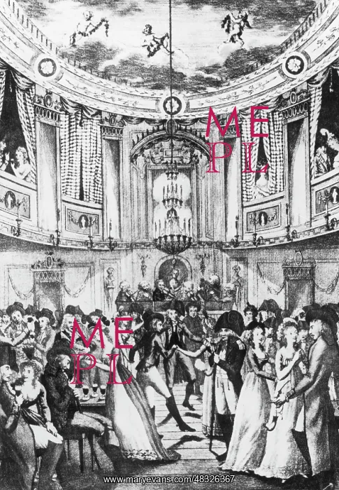 : The Bergersche Tanzsaal in Berlin, 1795 : The Bergersche Tanzsaal in Berlin, 1795