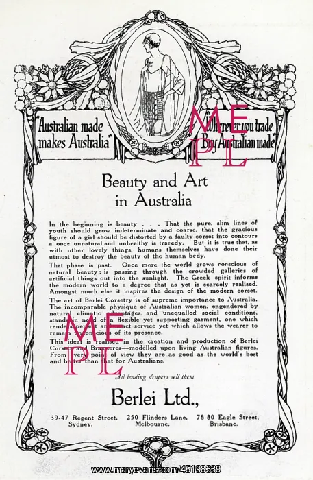  : Berlei Ltd Advertisement