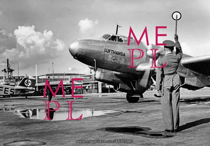 : The Berlin Airport, approx. 1936 : The Berlin Airport, approx. 1936