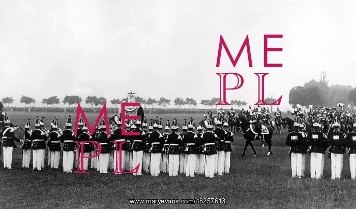 : Berlin autumn parade, around 1910 : Berlin autumn parade, around 1910