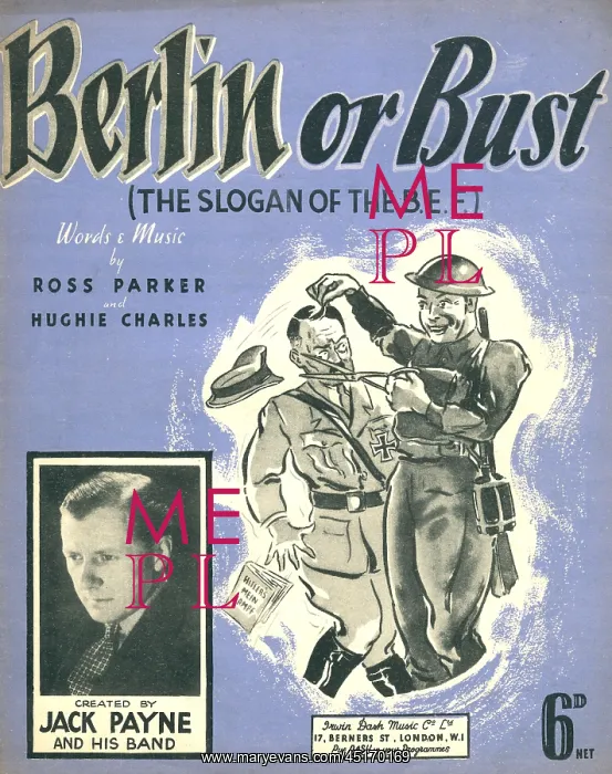 : Berlin Or Bust, Music Cover : Berlin Or Bust, Music Cover