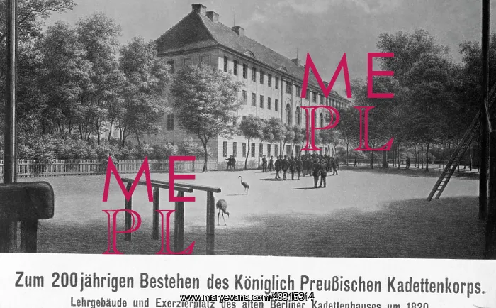 : Berlin cadet house, ca. 1820 : Berlin cadet house, ca. 1820