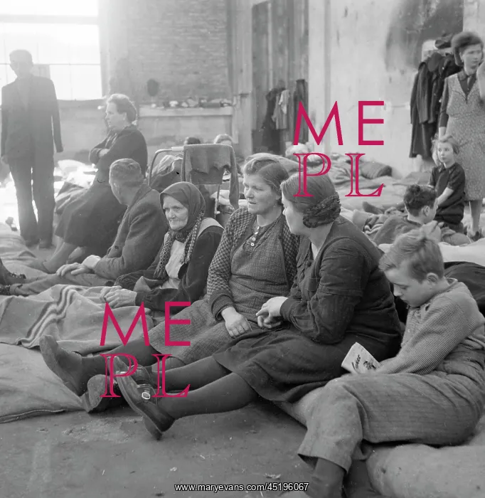 : Berlin - camp for GDR refugees 1953 : Berlin - camp for GDR refugees 1953