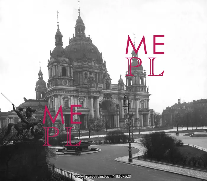 : The Berlin Cathedral and the Lustgarten, 1930 : The Berlin Cathedral and the Lustgarten, 1930