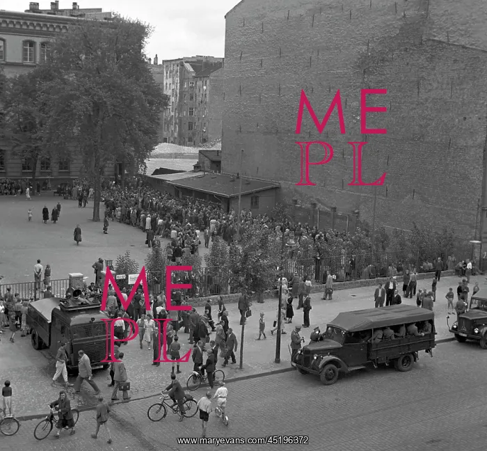 : Berlin - food aid 1953 : Berlin - food aid 1953