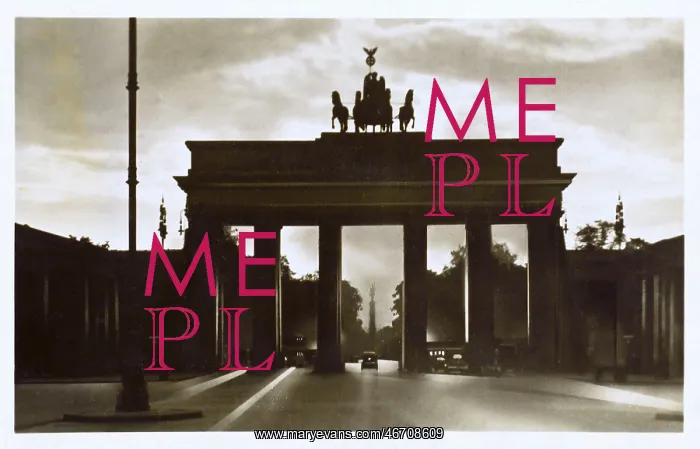 : Berlin, Germany - Brandenburg Gate in the late evening light : Berlin, Germany - Brandenburg Gate in the late evening light