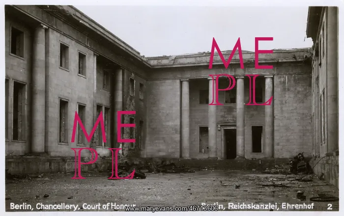 : Berlin, Germany - after WW2 - Hitler's Chancellery : Berlin, Germany - after WW2 - Hitler's Chancellery