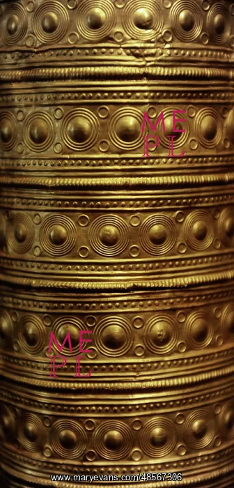: Berlin Gold Hat. Fine gold leaf. 1000 BC : Berlin Gold Hat. Fine gold leaf. 1000 BC
