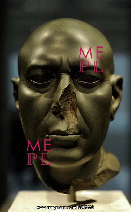  : Berlin Green Head. Bust. Egypt