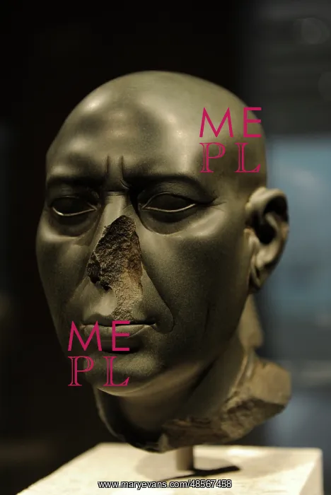  : Berlin Green Head. Bust. Egypt
