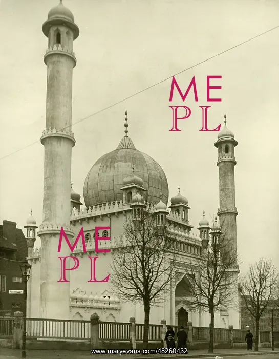 : Berlin Mosque, around 1930 : Berlin Mosque, around 1930