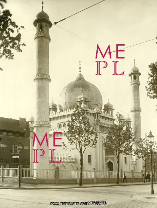 : Berlin Mosque, around 1930 : Berlin Mosque, around 1930
