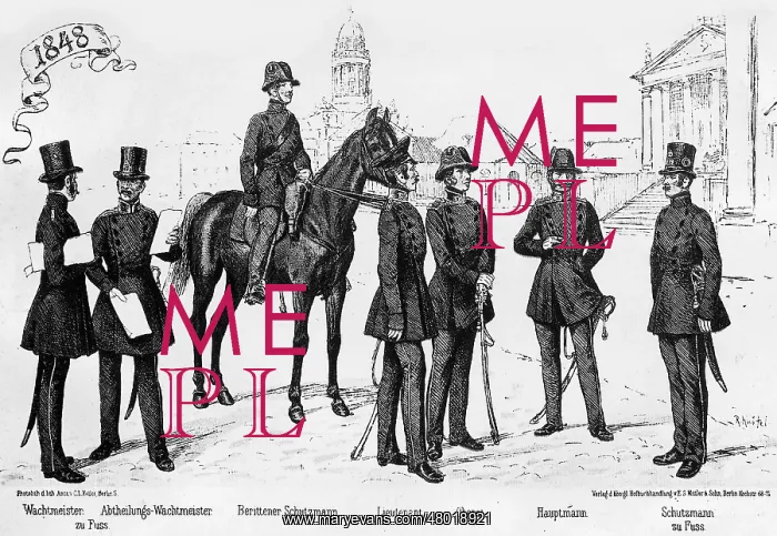 : Berlin police, 1848 : Berlin police, 1848