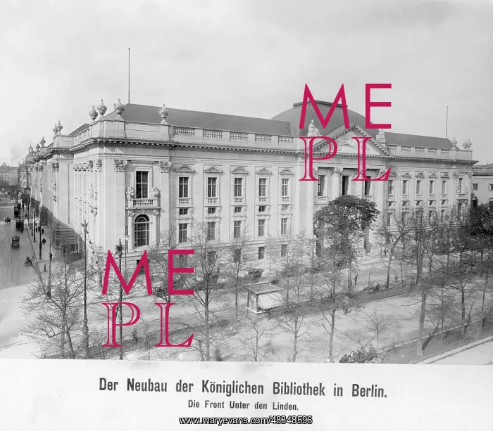: Berlin State Library, 1914 : Berlin State Library, 1914