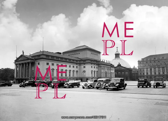 : Berlin State Opera Unter den Linden, 1936 : Berlin State Opera Unter den Linden, 1936