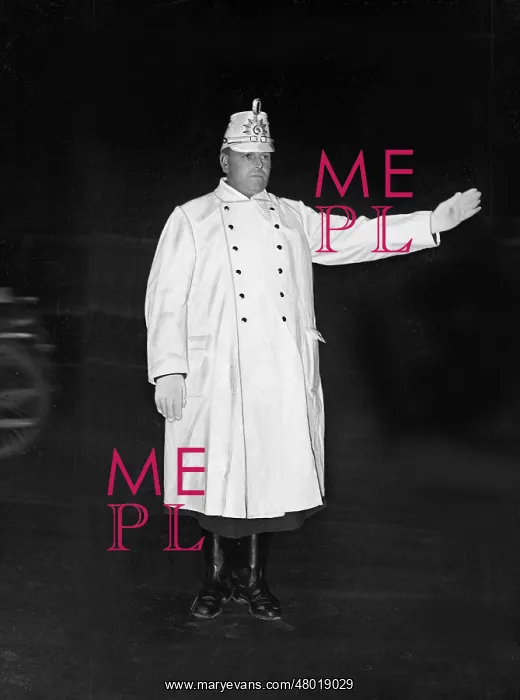 : Berlin traffic policeman, 1938 : Berlin traffic policeman, 1938