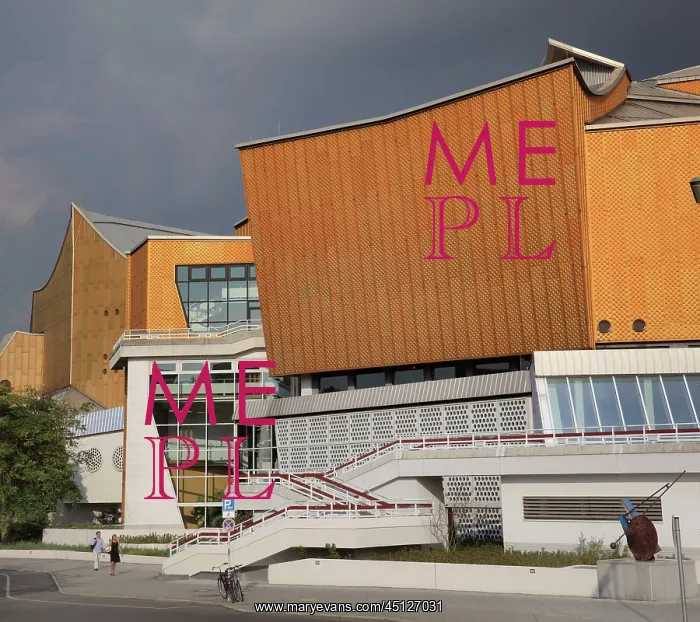 : Berliner Philharmonie concert hall, Berlin, Germany : Berliner Philharmonie concert hall, Berlin, Germany